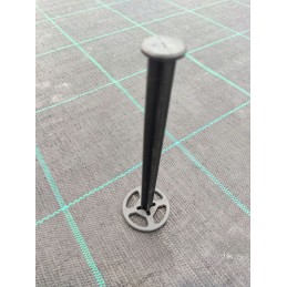 Profesionalus smeigtukų inkaro padas agrotekstilės audiniams 18cm 100 vnt