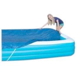 Stačiakampio baseino dangtis 305 x 183 cm bestway, visapusiška apsauga nuo nešvarumų