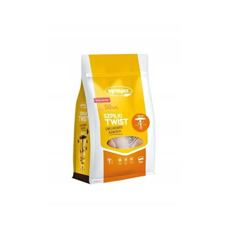 Smeigtukai agrotekstilei tvirtinti, juodi, 100 vnt