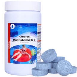 Chloras baseinams 1kg 20g baseino cheminės medžiagos nuo dumblių tabletės nuo dumblių 1l