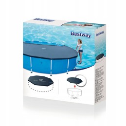 35876 bestway rėmo baseino danga 305 cm