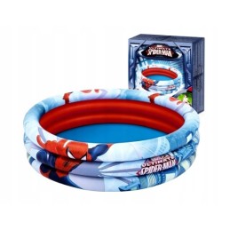 Bestway apvalus spiderman pripučiamas baseinas 122x30 cm