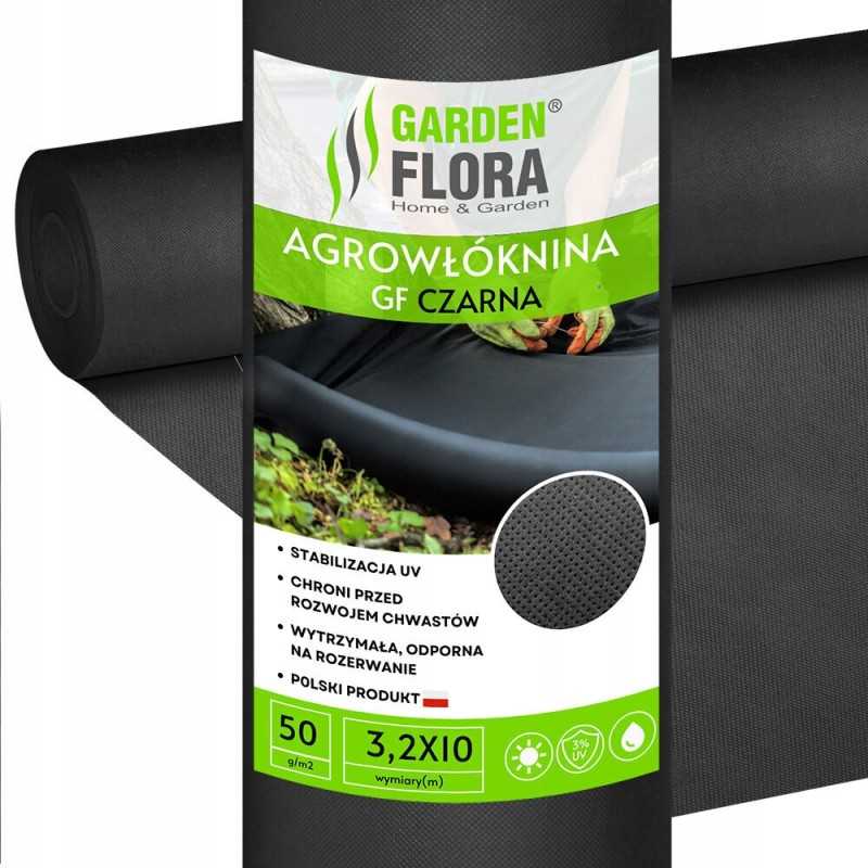 Juoda agrotekstilė 3,2m x 10mb 50g/m2 uv