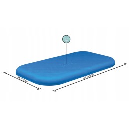 Uždangalas pripučiamam baseinui 305x183cm bestway 58108
