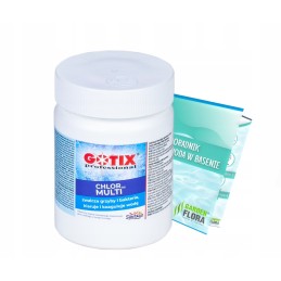 Chlortix multi chlop tabletės baseinui 20x20g 400g