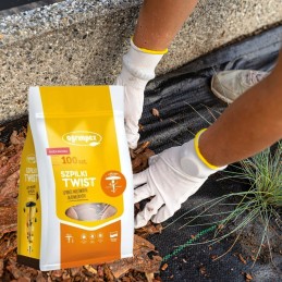 100 vnt sukamieji kaiščiai agrotekstilei, 15 cm ilgio