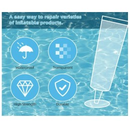 22x remonto rinkinys baseinams, latki laty čiužiniai, stiprūs vandeniui atsparūs klijai