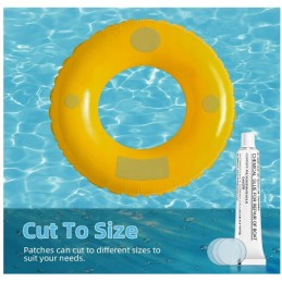 22x remonto rinkinys baseinams, latki laty čiužiniai, stiprūs vandeniui atsparūs klijai