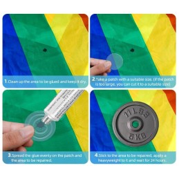 22x remonto rinkinys baseinams, latki laty čiužiniai, stiprūs vandeniui atsparūs klijai