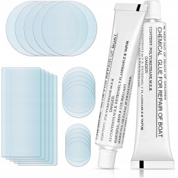 22x remonto rinkinys baseinams, latki laty čiužiniai, stiprūs vandeniui atsparūs klijai