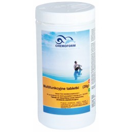 1kg daugiafunkcinės tabletės 6in1 20g baseino chloro