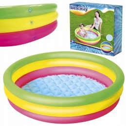 Bestway baseino pripučiamas baseinas minkštu dugnu 51104