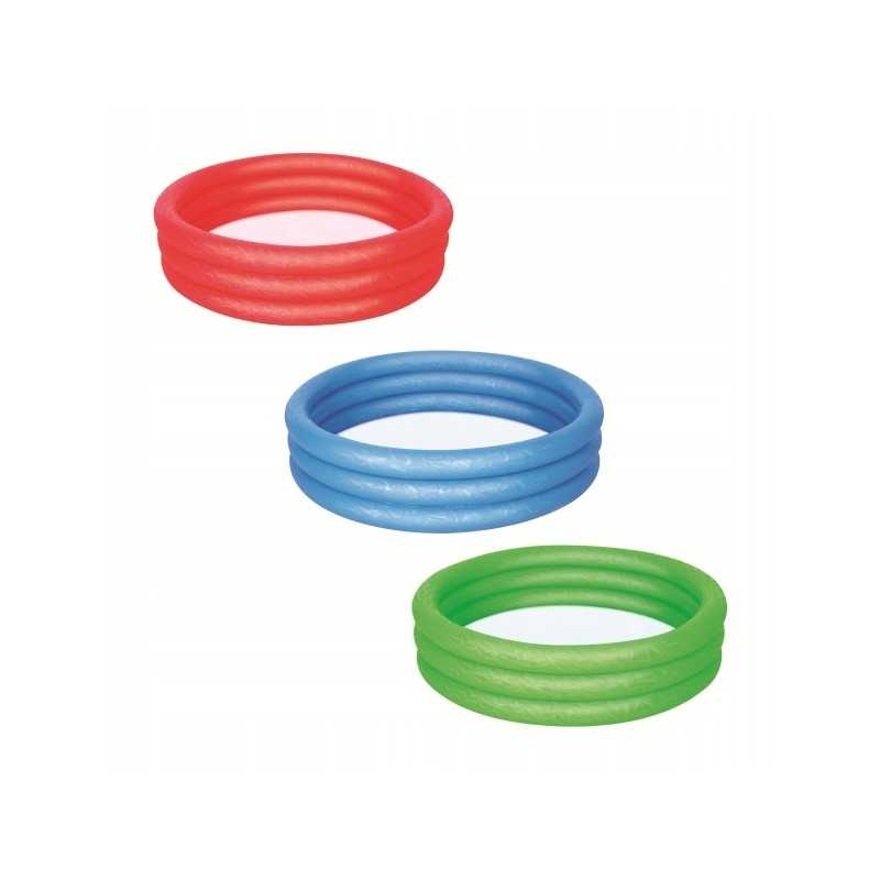Bestway 51025 pripučiamas baseinas 122cm x 25cm raudonas