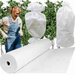 Žieminė agrotekstilė, balta, stora danga, apsauginiai krūmai, 20x1,6m