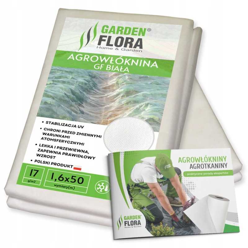 balta žieminė agrotekstilė gf 1,6x50m agrotekstilės dengiamoji kilimėlis atsilieka 17g
