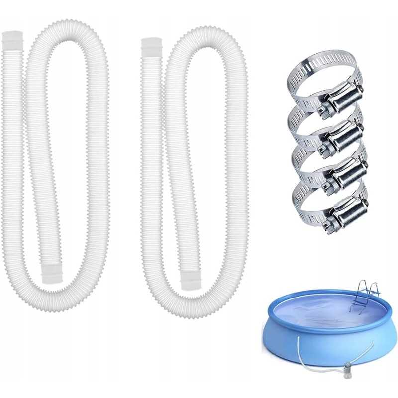 2x intex pakaitinės žarnos baseino siurblio vamzdis 32 mm už 300 330 530 1000