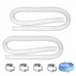 2x keičiama baseino siurblio žarna 150cm 32mm intex