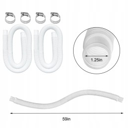Intex pripučiama žarna baseino keitimo vandens vamzdžiui 1 5 m 2 vnt
