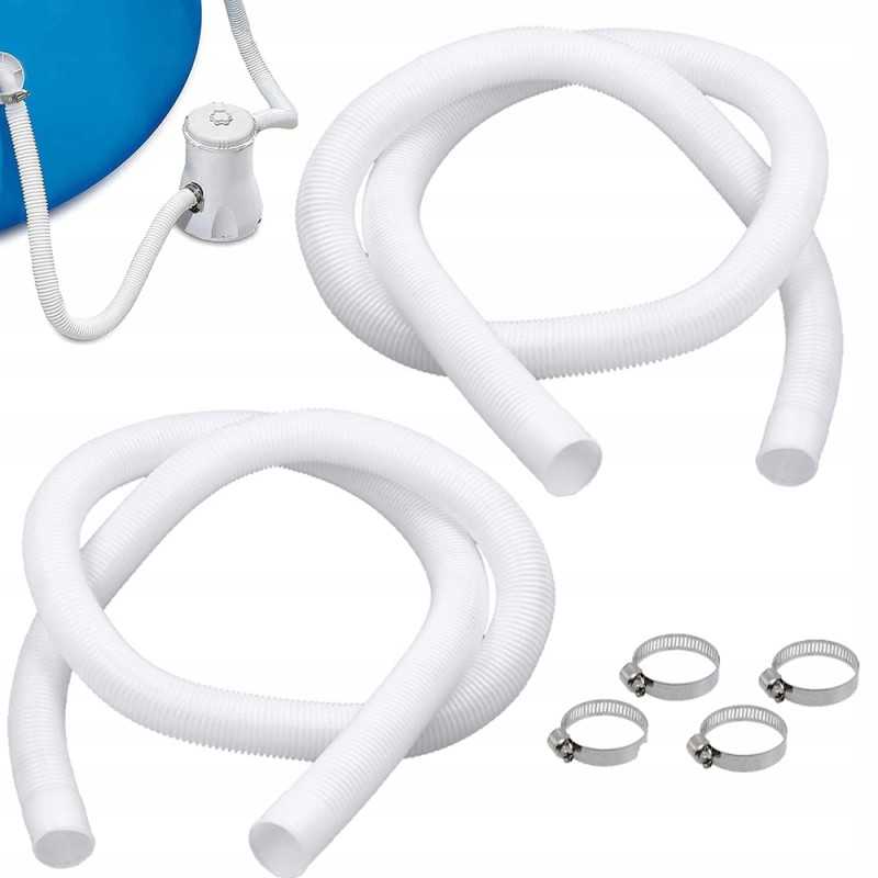 Baseino siurblio žarna vamzdis lengvai montuojamas 32mm 1 5m 2vnt