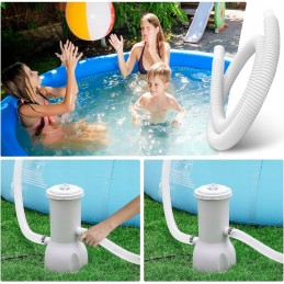 Baseino siurblio žarna vamzdis lengvai montuojamas 32mm 1 5m 2vnt