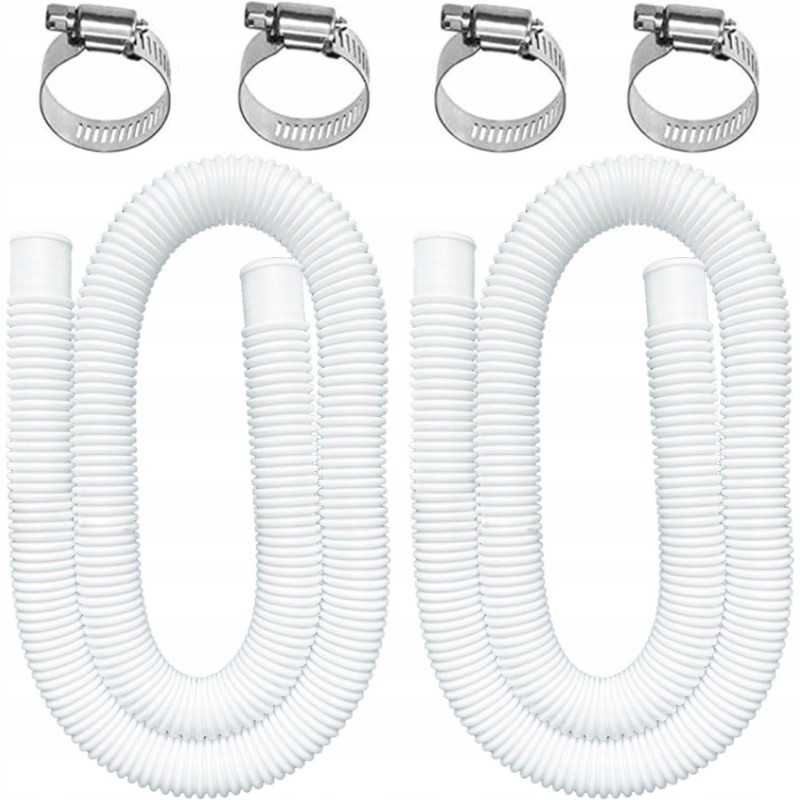 Pakaitinė žarna kaljanui pripučiamame baseine 1 5m 2vnt metalinė sagtis