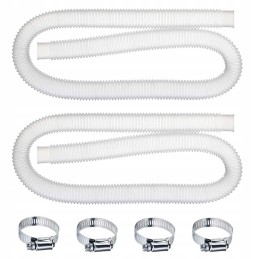 Baseino žarnos keitimo žarnos vamzdis baseinui su metaliniais spaustukais