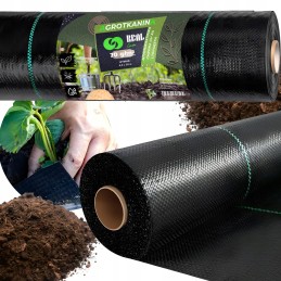 Agrotekstilė agrotekstilė juoda 70g 0,8x50m piktžolės uv3% kilimėlis nuo piktžolių