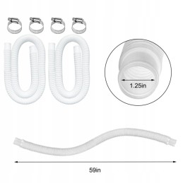 Vandens vamzdžio keitimas baseine su intex žarnos adapteriu