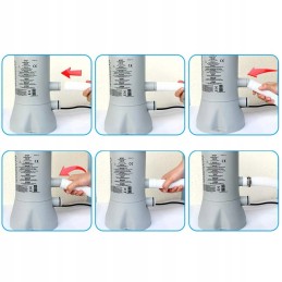 Vandens vamzdžio keitimas baseine su intex žarnos adapteriu