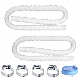 Baseino žarnos keitimas Baseino žarnos vamzdis Lengvas montavimas 2vnt