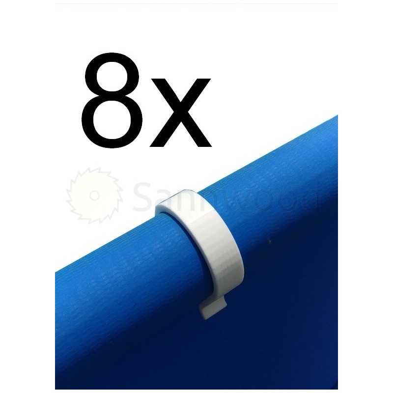 8x baseino segtuko laikiklis intex brezentinė plėvelė 60mm