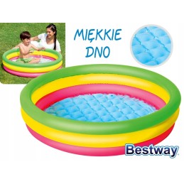 Pripučiamas irklavimo baseinas su minkštu dugnu bestway 51104