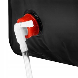 Camping shower portable solar tourist capacity 40l black nils