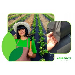 Agrotekstilė nuo piktžolių 1,6 x 10 m p80 stiprus pasėlių žievės akmuo