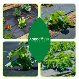 Agrotekstilė nuo piktžolių 1,6 x 10 m p80 stiprus pasėlių žievės akmuo