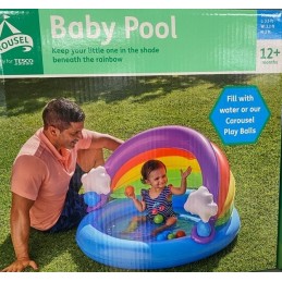 Apvalus karuselinis pripučiamas baseinas