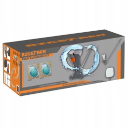 Dulkių siurblys baseino dugnui valyti, baseino tinklelis, lazda tvenkiniams