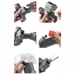 Dulkių siurblys baseino dugnui valyti, baseino tinklelis, lazda tvenkiniams