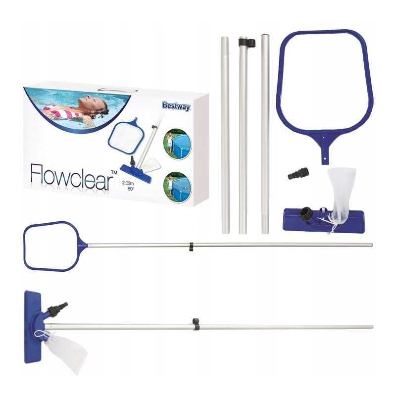 Bestway 58013 3in1 baseino valymo rinkinys