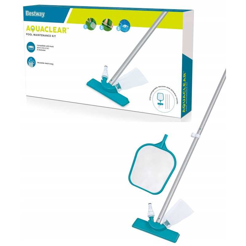 58013 valymo rinkinio dulkių siurblys, skirtas baseino bestway tinkleliui valyti