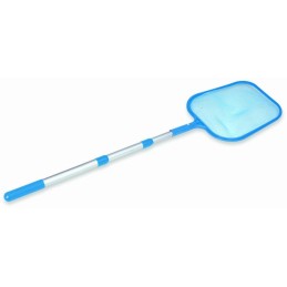 Tinklelis baseinui su teleskopiniu stulpu