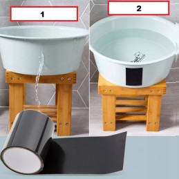 Neperšlampama juosta PVC ir metaliniams vamzdžiams, latakams, 10x150cm (2 vnt.)