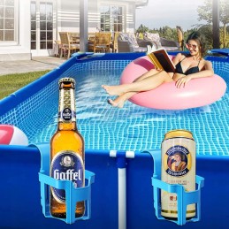 2x baseina turētājs spa džakuzi dzērieniem alus dzērienu pakaramo polkas komplekts