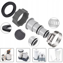 Adapteris intex baseino siurbliui, žarnoms, adapteris x2