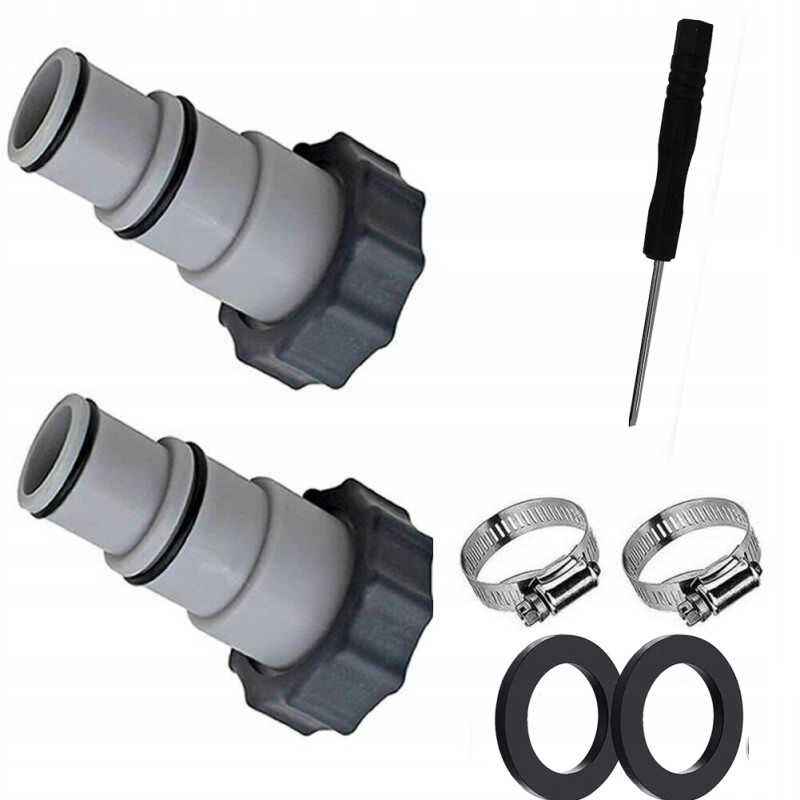 Baseino žarnos adapteris, baseino adapteriai, 2 vnt