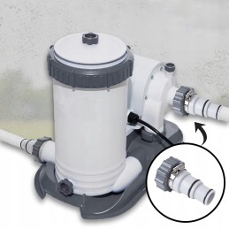 2 vnt žarnos jungties adapteris Intex baseino siurbliui