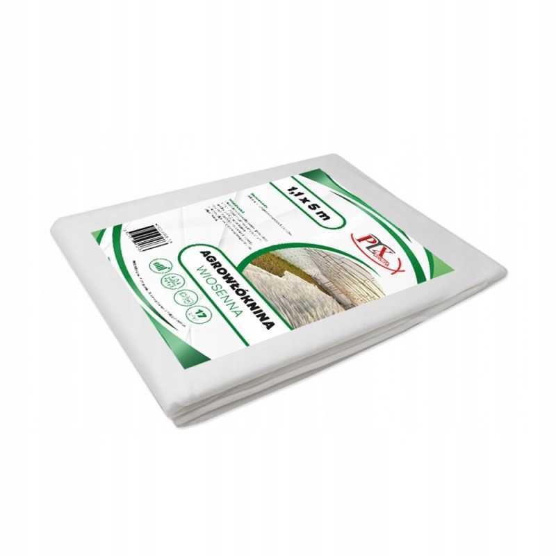 Balta agrotekstilė 1,1x 5m 17gr/m2 plx