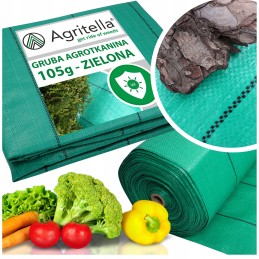 🌟_xDF1F_ storas agritella mulčiavimo audinys 105g 1,6x10m žalias