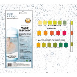 SPA baseino vandens tyrimo juostelės, vandens kokybės matavimo juostelės