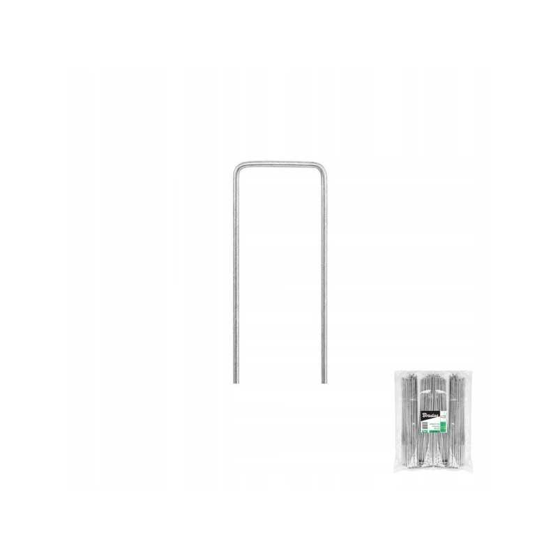 Cinkuotas metalinis kaištis 'u' 3cm / 15cm - 100 vnt